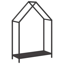 (black, 60 x 25 x 90 cm) vidaXL Firewood Rack White 40x25x90 cm Cold-rolled steel fireplace log holder
