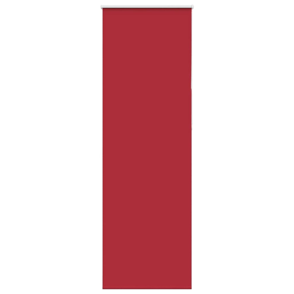 Vidaxl (Red, 80 X 230 Cm) Roller Blind Blackout Off White 75X230 Cm Fabric Width 70.7 Cm Polyester