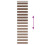 VidaXL vidaXL Doppelrollo Braun 55x230 cm Stoffbreite 50,9 cm Polyester 5