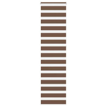 vidaXL Doppelrollo Braun 55x230 cm Stoffbreite 50,9 cm Polyester