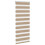 VidaXL vidaXL Doppelrollo Sandbraun 60x150 cm Stoffbreite 55,9 cm Polyester 3