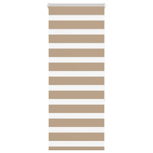 VidaXL vidaXL Doppelrollo Sandbraun 60x150 cm Stoffbreite 55,9 cm Polyester