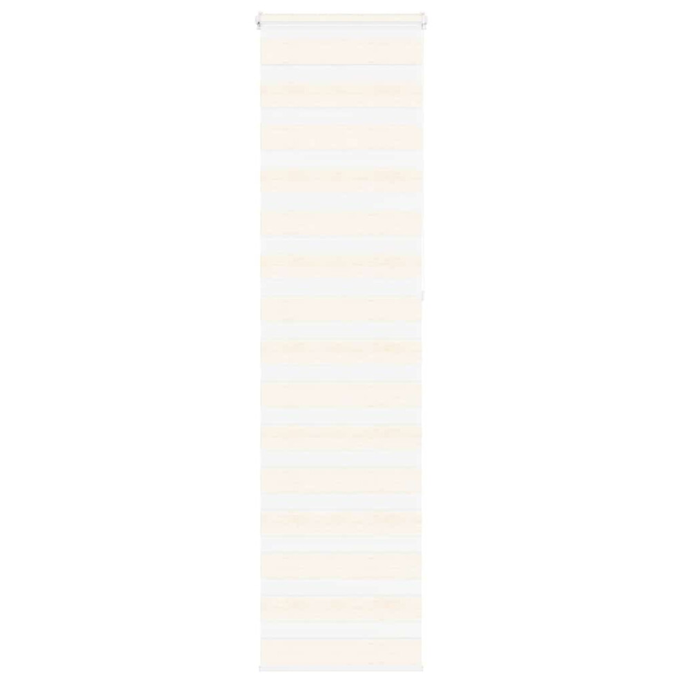 Vidaxl (Marble 55 X 230 Cm) Zebra Blind 60X230 Cm Fabric Width 55.9 Cm Polyester Beige/Dark/Grey