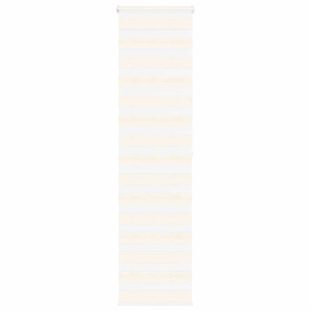 Vidaxl (Marble 65 X 200 Cm) Zebra Blind 60X230 Cm Fabric Width 55.9 Cm Polyester Beige/Dark/Grey