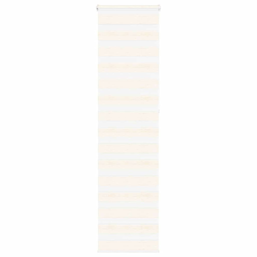 Vidaxl (Marble 65 X 230 Cm) Zebra Blind 60X230 Cm Fabric Width 55.9 Cm Polyester Beige/Dark/Grey