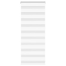 (white, 65 x 100 cm) vidaXL Zebra Blind Dark Grey 60x230 cm Fabric Width 55.9 cm Polyester