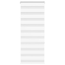 (white, 60 x 150 cm) vidaXL Zebra Blind Dark Grey 60x230 cm Fabric Width 55.9 cm Polyester