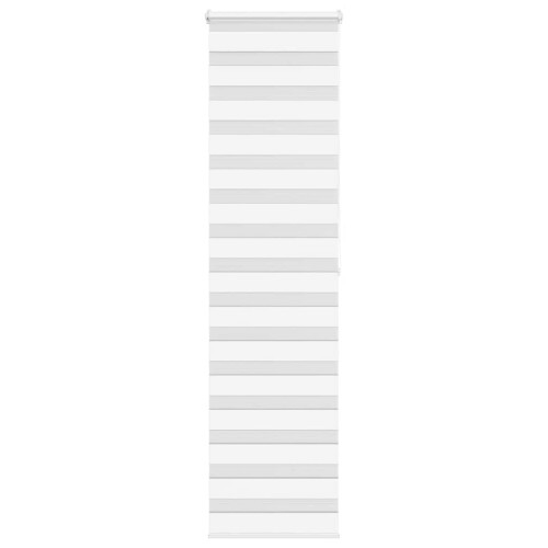VidaXL vidaXL Doppelrollo Weiß 60x200 cm Stoffbreite 55,9 cm Polyester