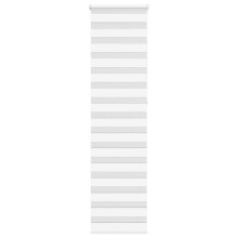 (white, 55 x 230 cm) vidaXL Zebra Blind Dark Grey 60x230 cm Fabric Width 55.9 cm Polyester