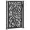 VidaXL vidaXL Gartentor Schwarz 100x150 cm Stahl Trace Design 1