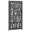 VidaXL vidaXL Gartentor Schwarz 100x200 cm Stahl Trace Design 1