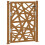 VidaXL vidaXL Gartentor 100x125 cm Cortenstahl Helles Design 1