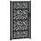 VidaXL vidaXL Gartentor Schwarz 100x175 cm Stahlblatt-Design 1