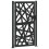 VidaXL vidaXL Gartentor Schwarz 100x175 cm Stahl Leichtes Design 1