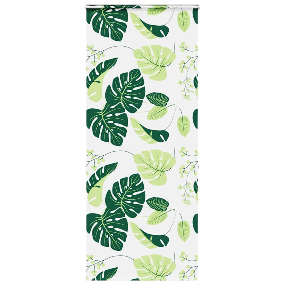 (Green Leaves, 100 X 240 Cm) Vidaxl Shower Roller Blind With Cassette 140X240 Cm Fabric Width 136 Cm 8721158352699