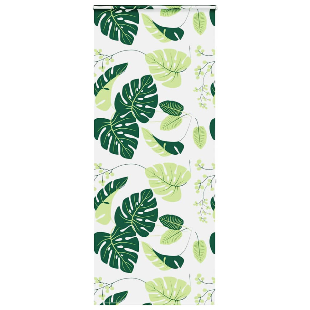 Vidaxl (Green Leaves, 110 X 240 Cm) Shower Roller Blind With Cassette 140X240 Cm Fabric Width 136 Cm