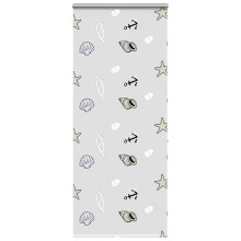 (sea star, 90 x 240 cm) vidaXL Shower Roller Blind with Cassette 140x240 cm Fabric Width 136 cm