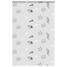 (sea star, 150 x 240 cm) vidaXL Shower Roller Blind with Cassette 140x240 cm Fabric Width 136 cm