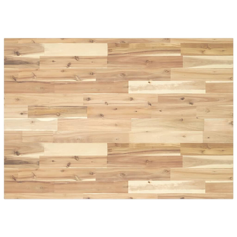 Vidaxl Table Top Replacement Dining Table Top Rectangular Solid Wood Acacia