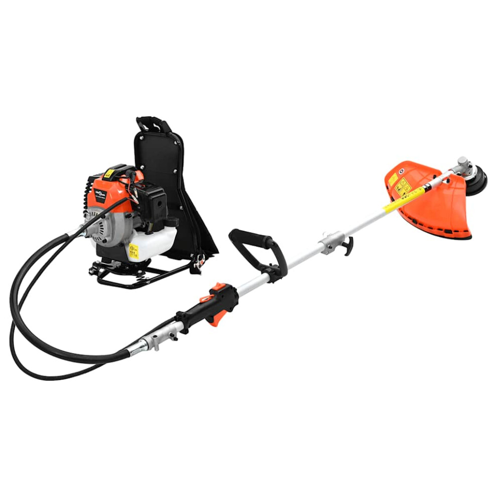 vidaXL Brush Cutter Backpack Design Orange 52 cc 1.45 kW grass trimmer