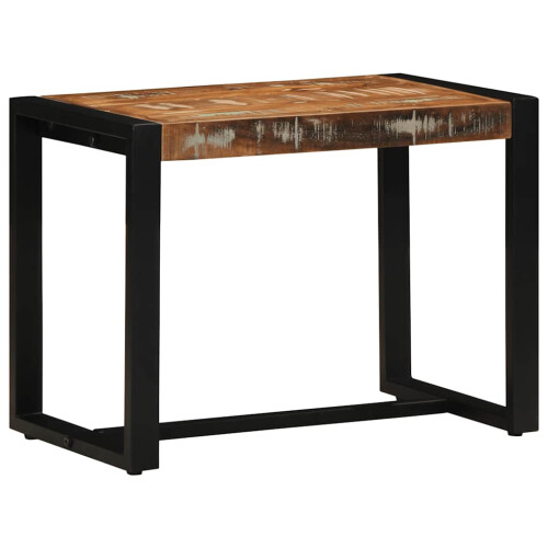 VidaXL vidaXL Bench Multicolour 60x35x45 cm Solid Wood Reclaimed hallway bench 1