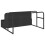 VidaXL vidaXL Poolside Float Storage Black 110x100x57 cm Poly Rattan poolside storage 7