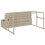VidaXL vidaXL Poolside Float Storage Light Grey 110x100x57 cm Poly Rattan 7