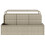 VidaXL vidaXL Poolside Float Storage Light Grey 110x100x57 cm Poly Rattan 5
