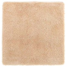 (beige, 160 x 160 cm/square) vidaXL Shaggy Rug High Pile NAVARRA Dusty Pink 200x200 cm Polyester Area Rug