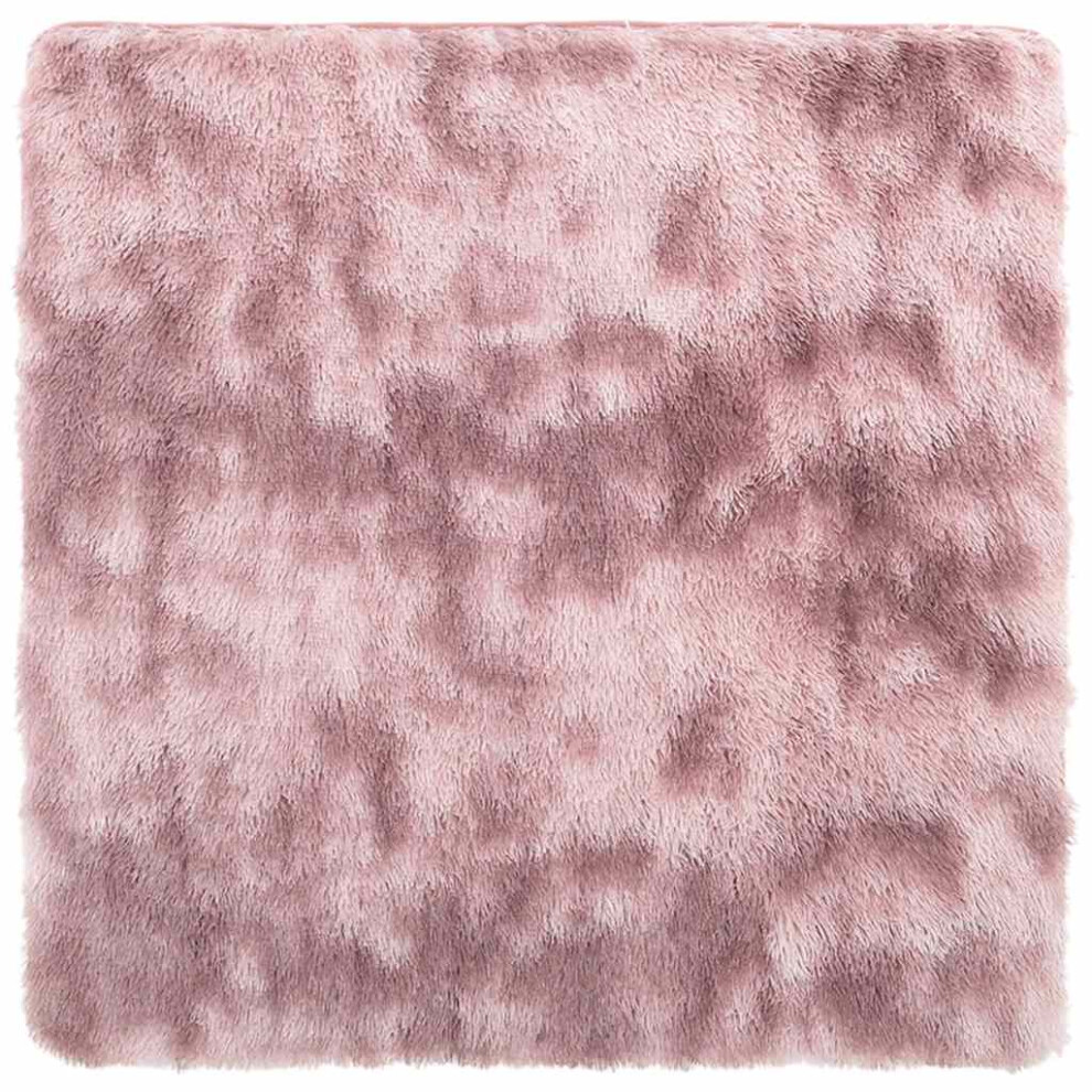 Vidaxl (Dusty Pink, 160 X 160 Cm/Square) Shaggy Rug High Pile Navarra Dusty Pink 200X200 Cm Polyester Area Rug