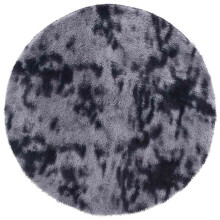 (dark grey, 160 x 160 cm/round) vidaXL Shaggy Rug High Pile NAVARRA Dusty Pink 200x200 cm Polyester Area Rug