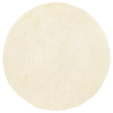 vidaXL Teppich Shaggy Hochflor NAVARRA Creme 200x200 cm Polyester