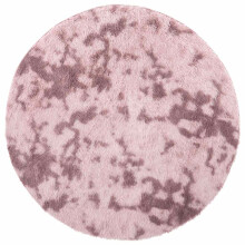 (dusty pink, 200 x 200 cm/round) vidaXL Shaggy Rug High Pile NAVARRA Dusty Pink 200x200 cm Polyester Area Rug