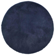 (navy, 200 x 200 cm/round) vidaXL Shaggy Rug High Pile NAVARRA Dusty Pink 200x200 cm Polyester Area Rug