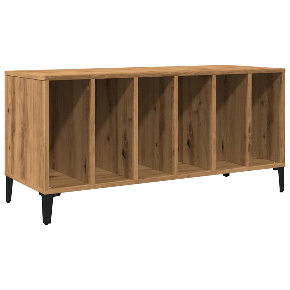 Vidaxl Record Cabinet Sideboard Storage Cabinet Artisan Oak Engineered Wood