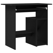 vidaXL Desk Black Oak 80x45x74 cm Engineered Wood office desk study desk