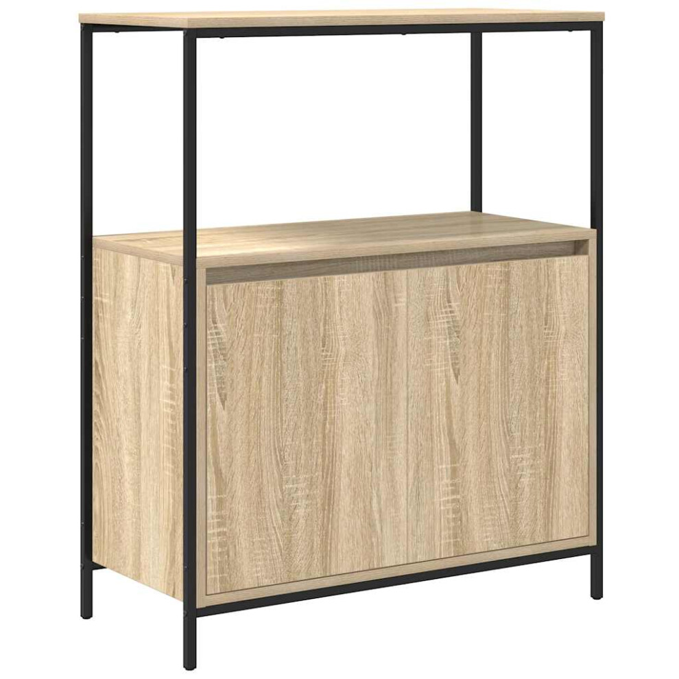 Vidaxl Bathroom Cabinet With Shelves Sonoma Oak 76.5X35x95 Cm