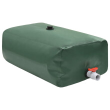 vidaXL Water Tank with Tap Foldable Water Container Water Storage 100 L PVC