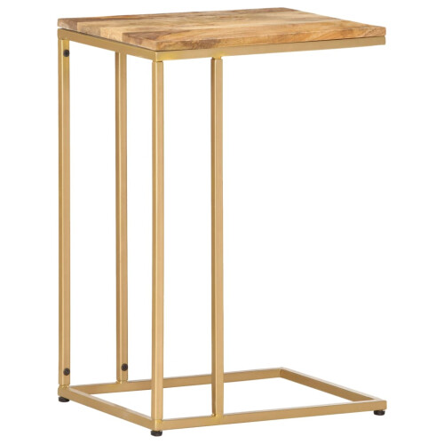 VidaXL vidaXL Solid Mango Wood Side Table 35cm Home Tea Coffee Accent End Stand Desk