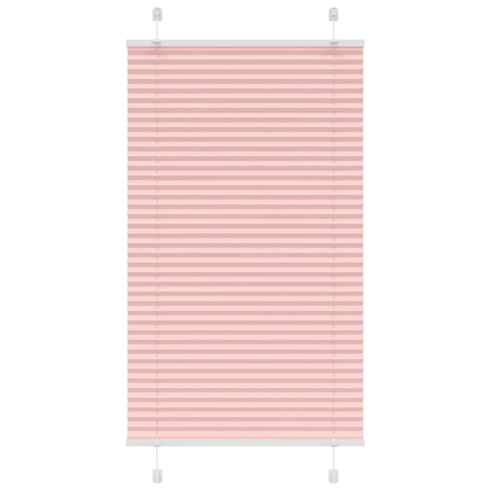 Vidaxl (, 75 X 150 Cm) Pleated Blind 80X100 Cm Fabric Width 79.4 Cm Polyester Pink/Blue