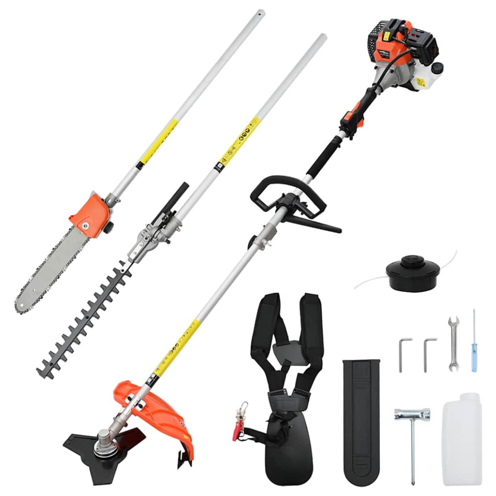 vidaXL Brush Cutter 4-in-1 Function Orange 52 cc 1.45 kW grass trimmer