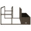 VidaXL vidaXL Poolside Float Storage Brown 110x100x57 cm Poly Rattan poolside storage 6
