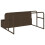 VidaXL vidaXL Poolside Float Storage Brown 110x100x57 cm Poly Rattan poolside storage 7