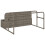 VidaXL vidaXL Poolside Float Storage Grey 110x100x57 cm Poly Rattan poolside storage 7