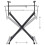VidaXL vidaXL Double Braced Keyboard Stand X-Frame Black Piano Height Adjustable 7