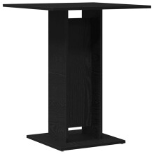 vidaXL Bistro Table Black Oak 60x60x75 cm Engineered Wood table cocktail table