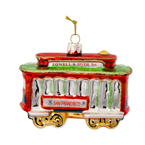 Kurt Adler Glas San Francisco Kabelbahn Ornament 2