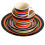 Gibson Home Casa Stella Dinnerware Set, Red, 16-Piece 3