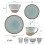 Pfaltzgraff Adina 16 Piece Dinnerware Set, Service For 4 4