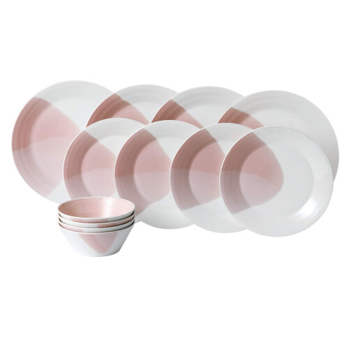 Signature 1815 12 Piece Set Pink, 31cm